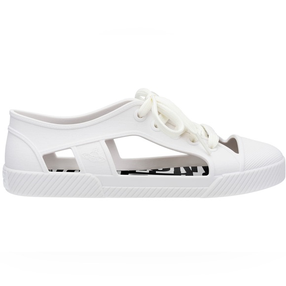 Vivienne Westwood Anglomania Brighton Cut Out Trainers Size 6 (White) - Picture 2 of 9